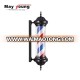 Hair salon lamp Black and white Rotating Barber shop sign Lighting Barber shop pole