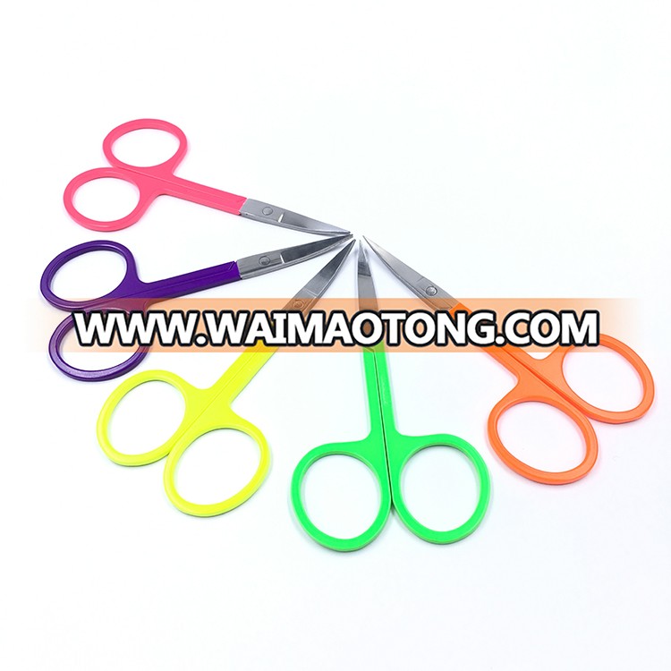 High quality professional Inexpensive stainless steel kids eyebrow scissors